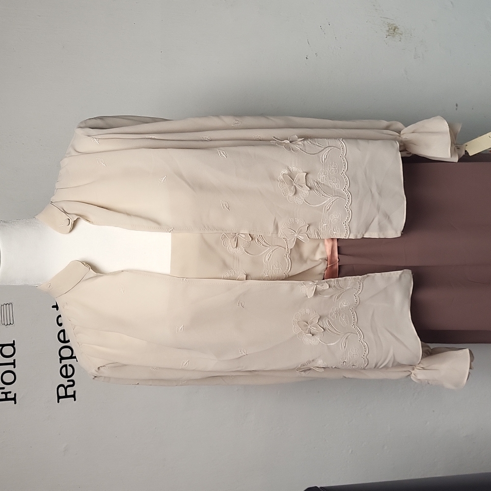 Vintage Dress w/ matching blouse